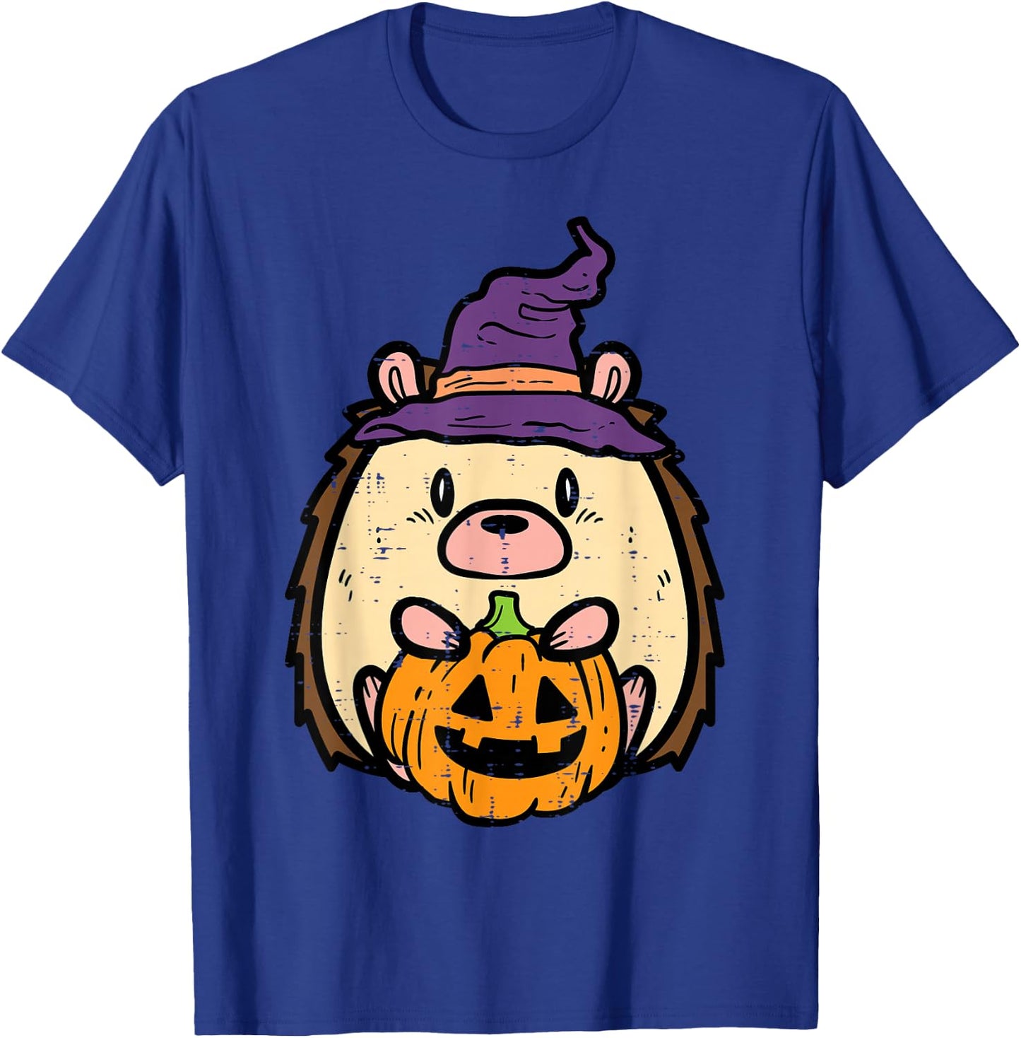 Halloween Hedgehog Fun Costume Girls Boys Kids Toddler Youth T-Shirt - T-Shirt | Royal
