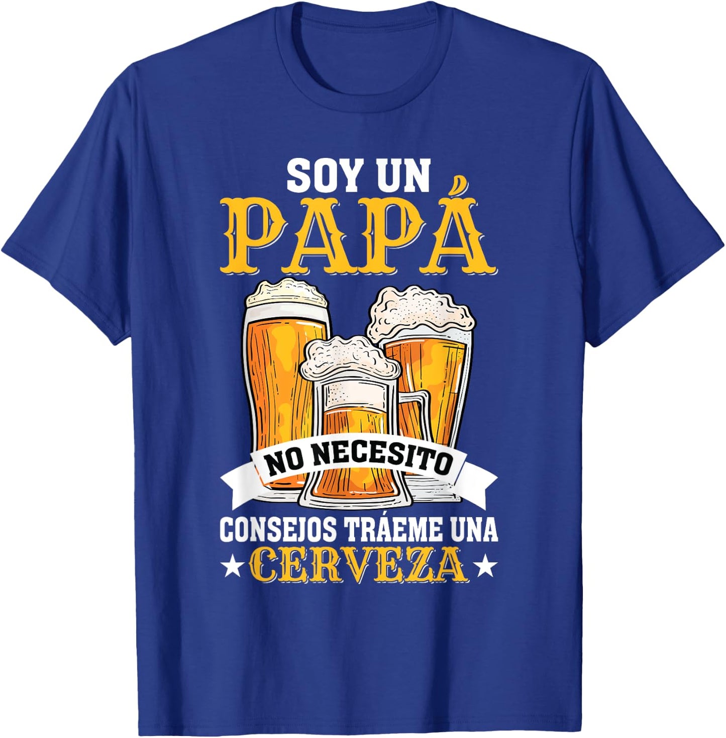 Camiseta Para Bebedores De Cerveza Divertida Para Papá T-Shirt - T-Shirt | Royal