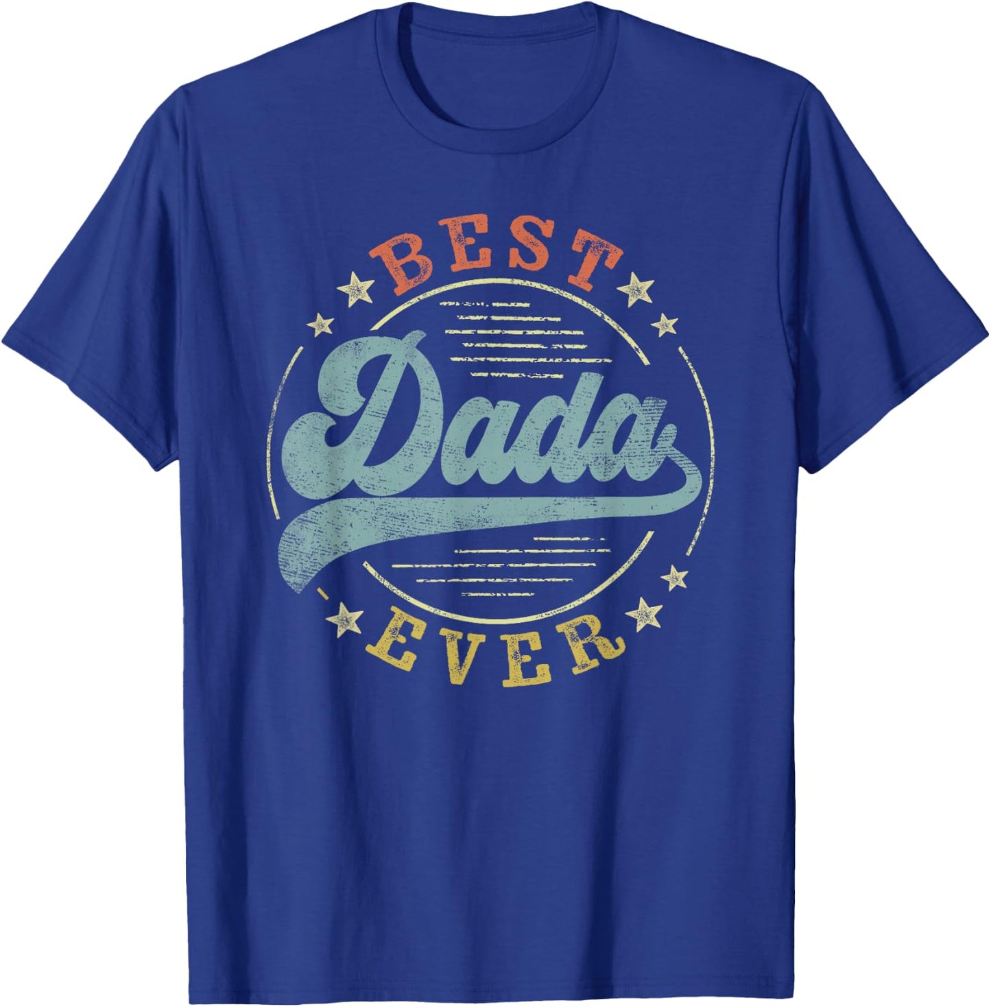 Best Dada Ever Father's Day Dada Gifts Vintage Emblem T-Shirt - T-Shirt | Royal