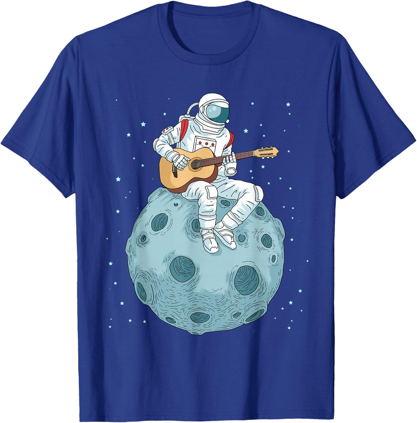 Guitar Kids Music Electric Bass Guitar Gift Guitarist T-Shirt - T-Shirt | Royal