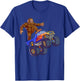 Bigfoot Riding Monster Truck Funny Sasquatch Monster Truck T-Shirt - T-Shirt | Royal