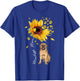 Sunflower Mastiff Mom Dog Lover Mother's Day T-Shirt - T-Shirt | Royal