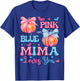 Pink or Blue Mima Loves You Gender Reveal Halloween T-Shirt - T-Shirt | Royal