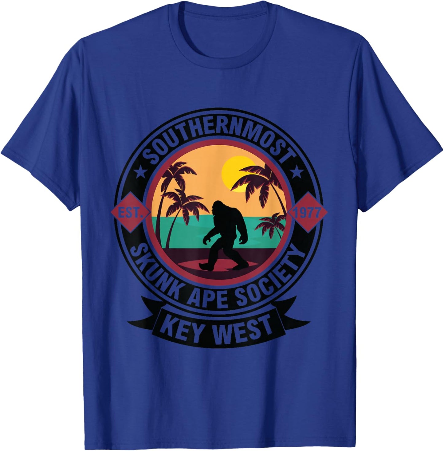 Skunk Monkey T-Shirt - T-Shirt | Royal