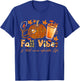 Fall vibes and that Nurse Educator life thanksgiving pumpkin T-Shirt - T-Shirt | Royal