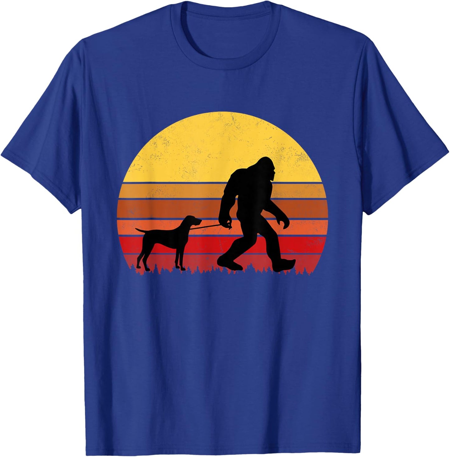 German Shorthaired Pointer Funny Retro Dog Design T-Shirt - T-Shirt | Royal
