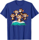 Cool Five Little Monkeys Jumping on The Bed for kids T-Shirt - T-Shirt | Royal