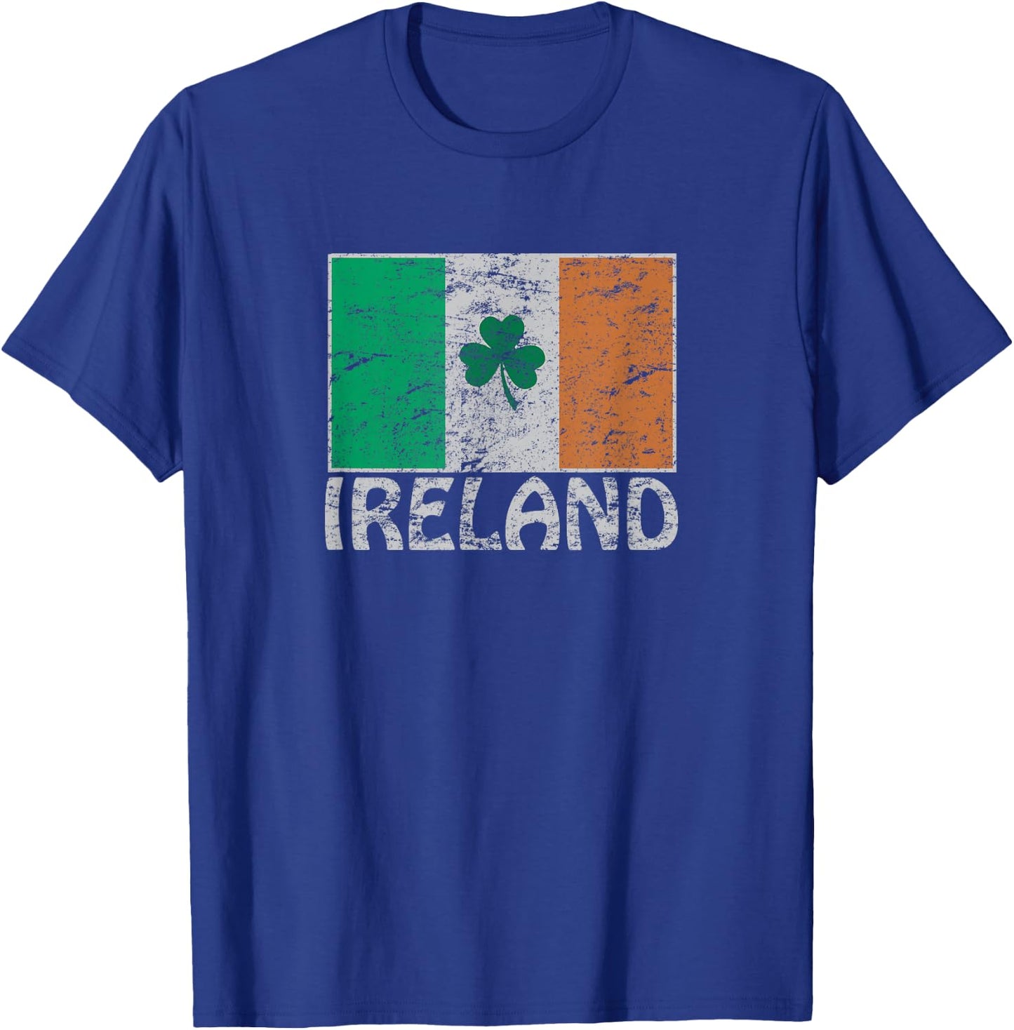 Irische & Irland Flagge Co. Ireland Flag Irish Flag - Black, Small T-Shirt - T-Shirt | Royal