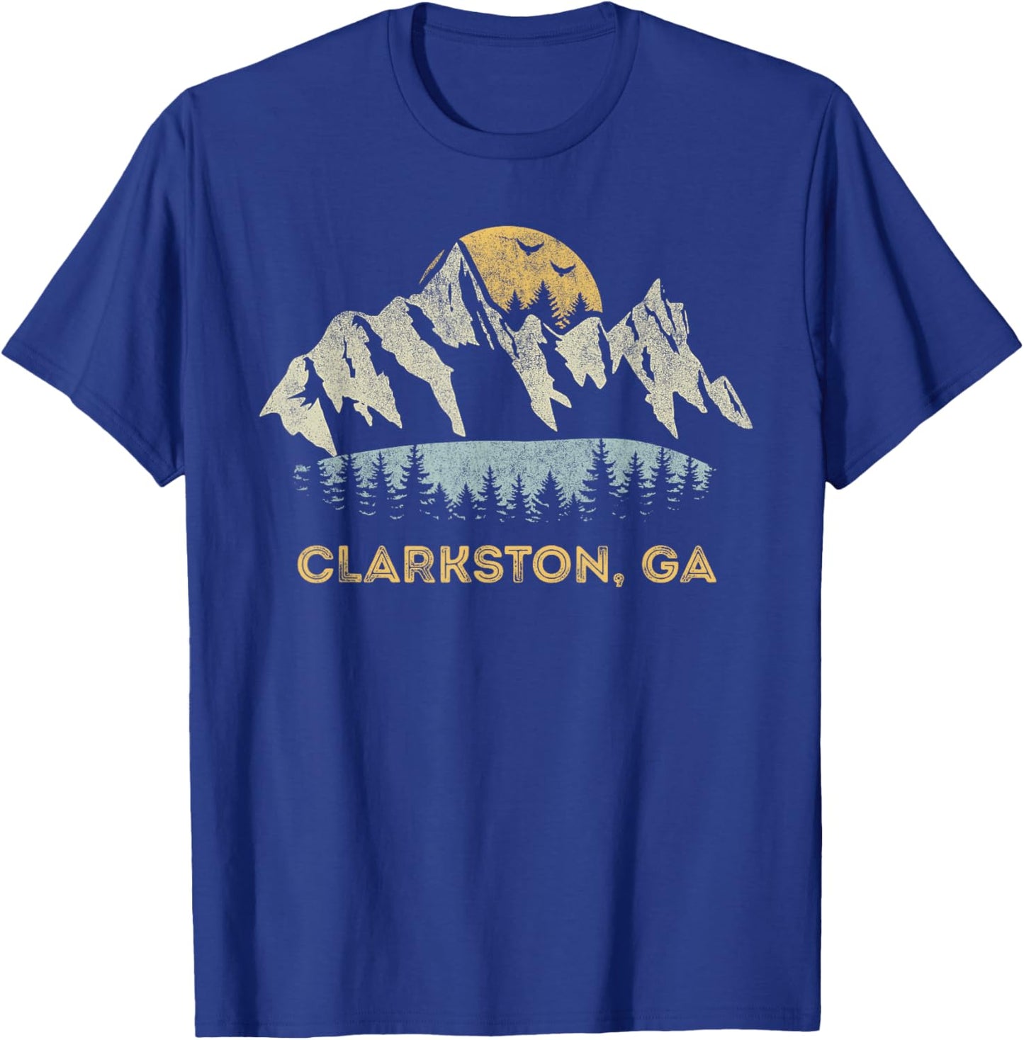 Clarkston Georgia Mountain Sunset Sunrise GA T-Shirt - T-Shirt | Royal