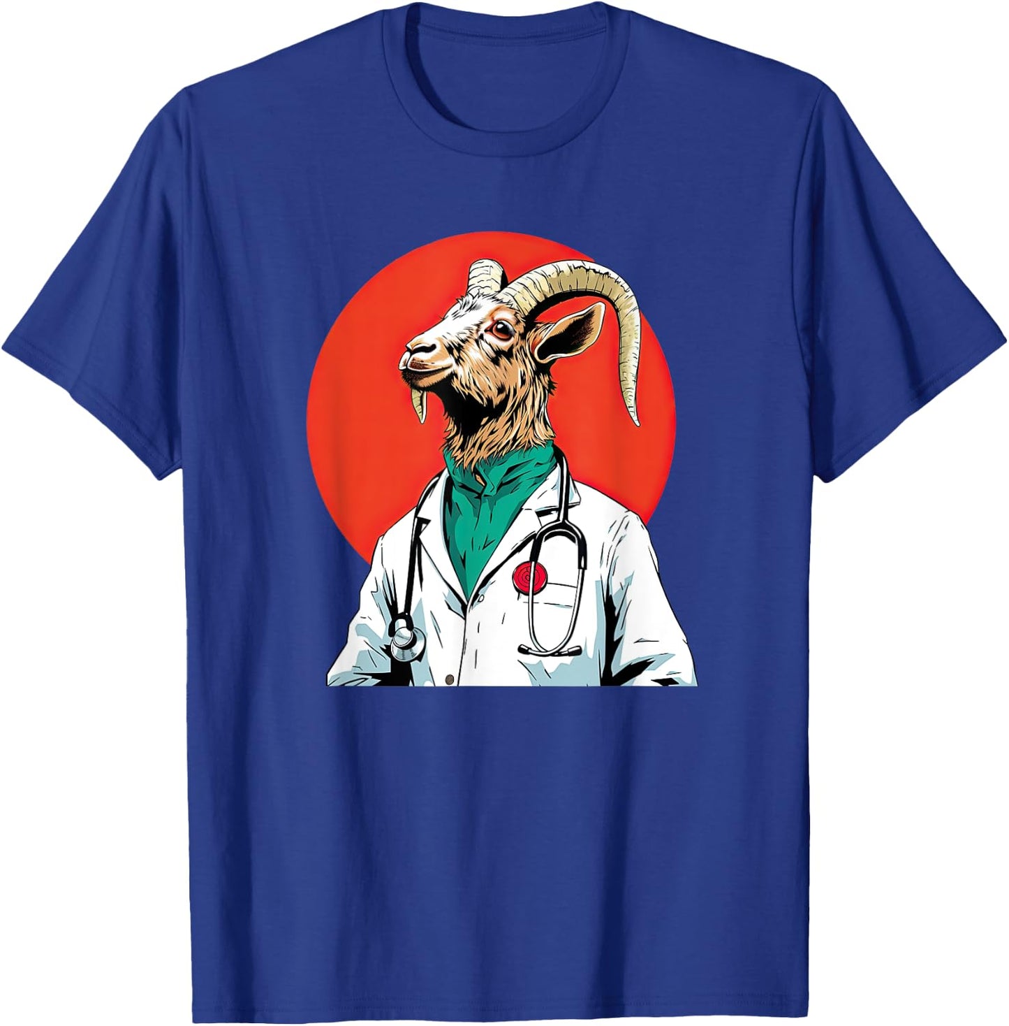 Goat Doctor Funny Animal Profession T-Shirt - T-Shirt | Royal