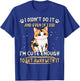 Caliby I Didn't Do It I'm Cute Enough Dilute Calico Cat T-Shirt - T-Shirt | Royal