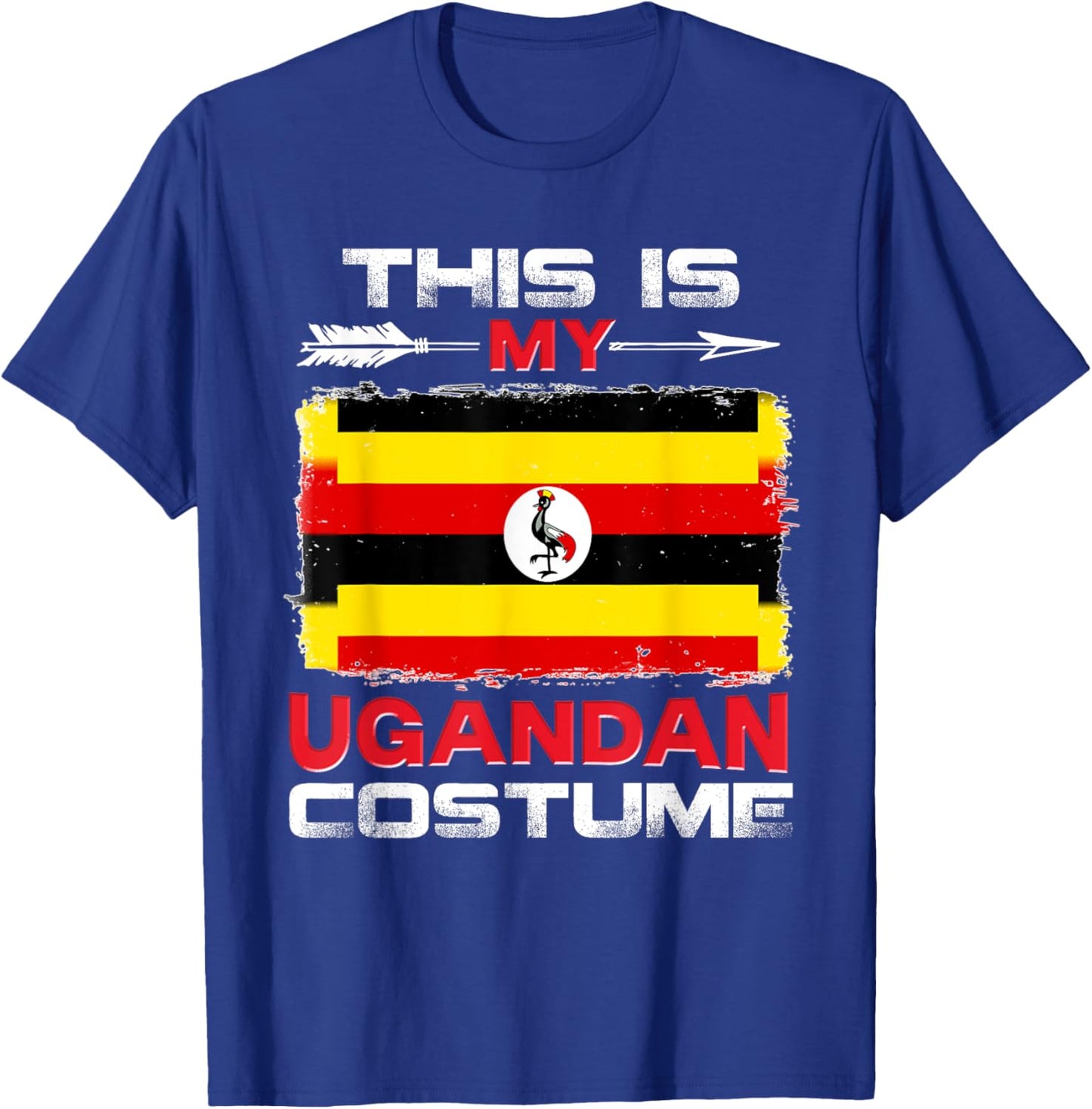 This Is My Ugandan Costume Uganda T-Shirt - T-Shirt | Royal
