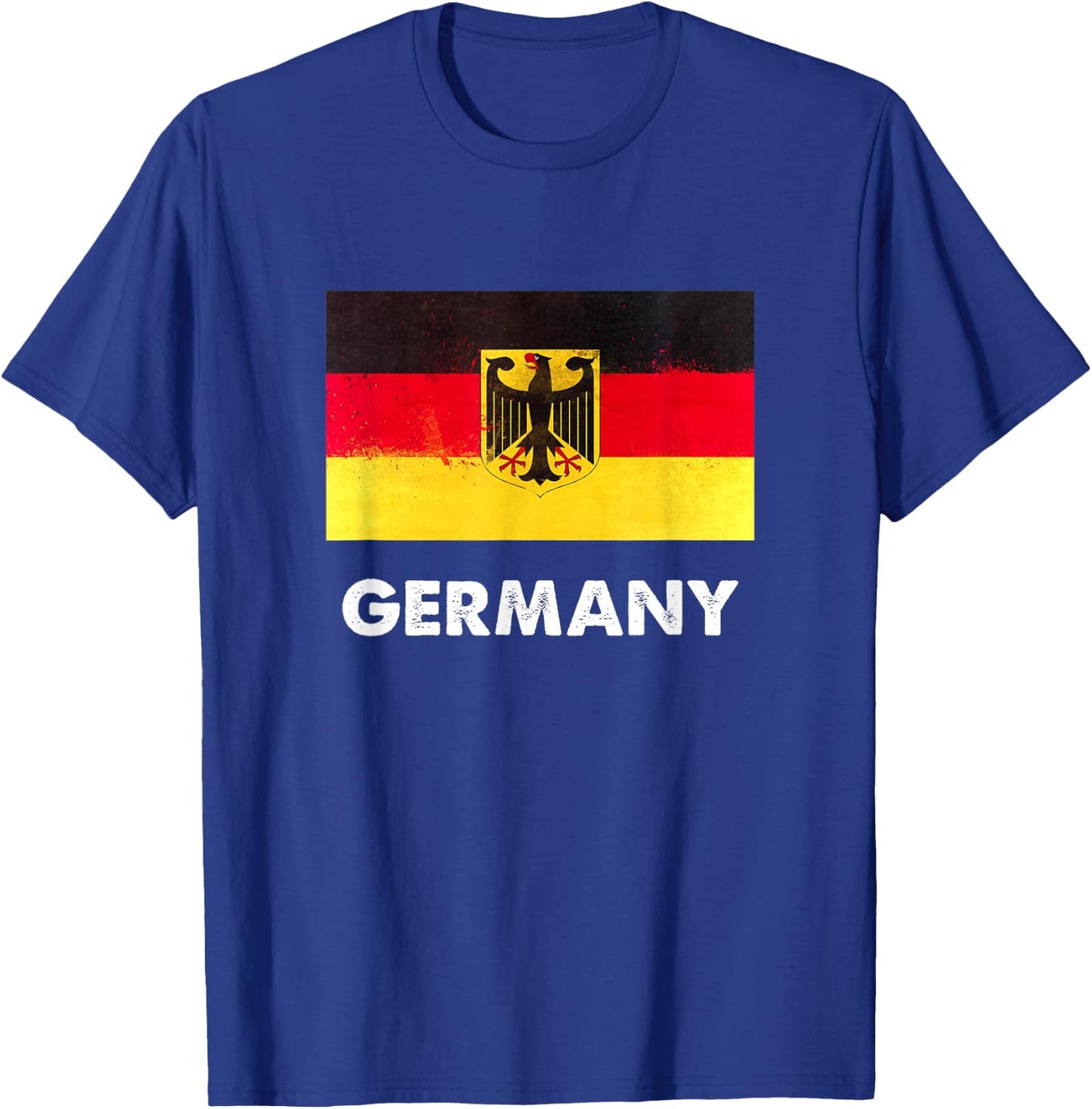 Germany Flag Shirt | German T-Shirt - T-Shirt | Royal