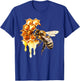 Honey Bee x Honeycomb x Honey T-Shirt - T-Shirt | Royal