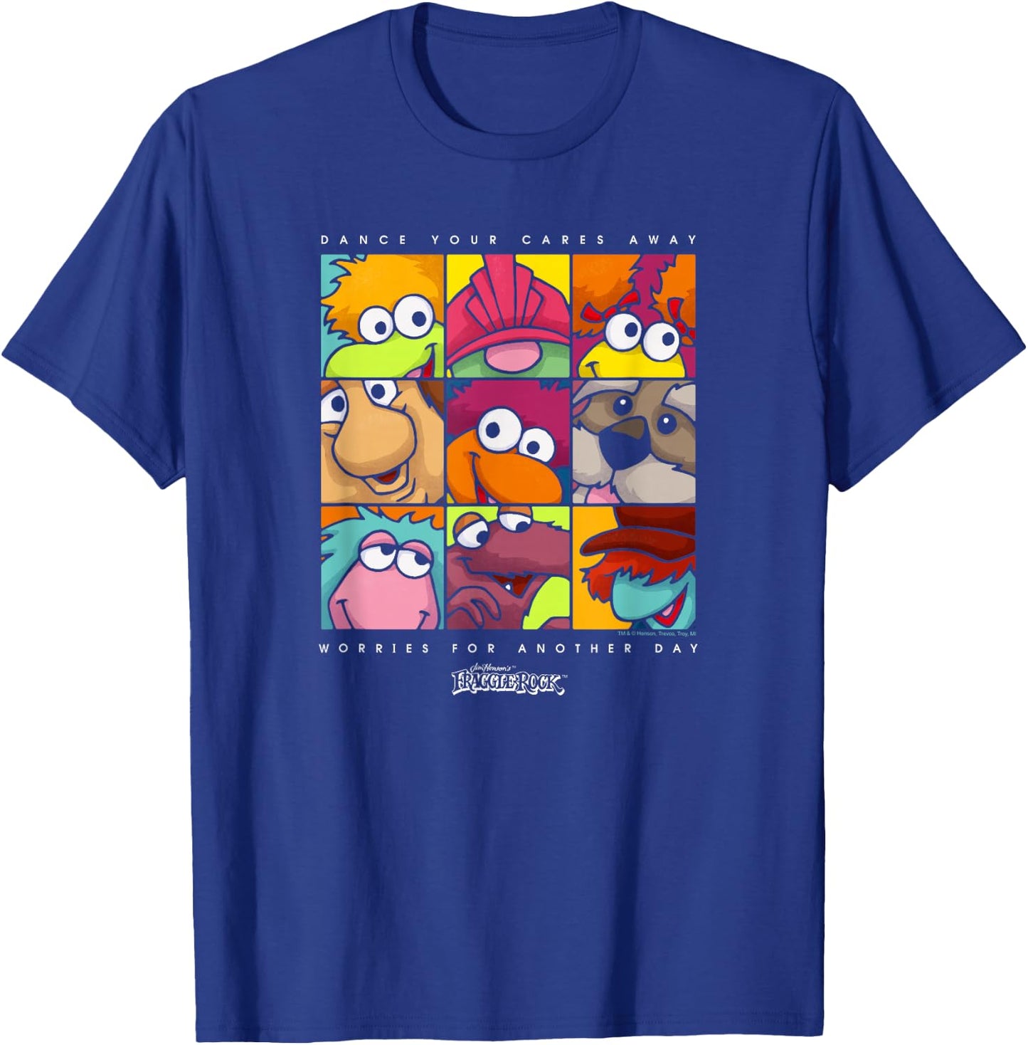 Fraggle Rock Squared T-Shirt - T-Shirt | Royal