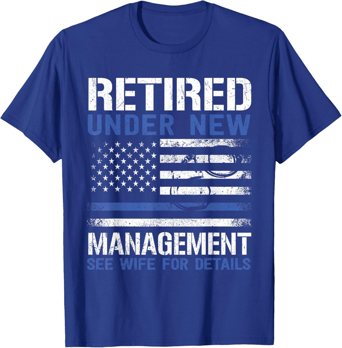 Law Enforcement Retirement Police Retirement Humorous Retired Police Officer Law Enforcement Retirement T-Shirt - T-Shirt | Royal