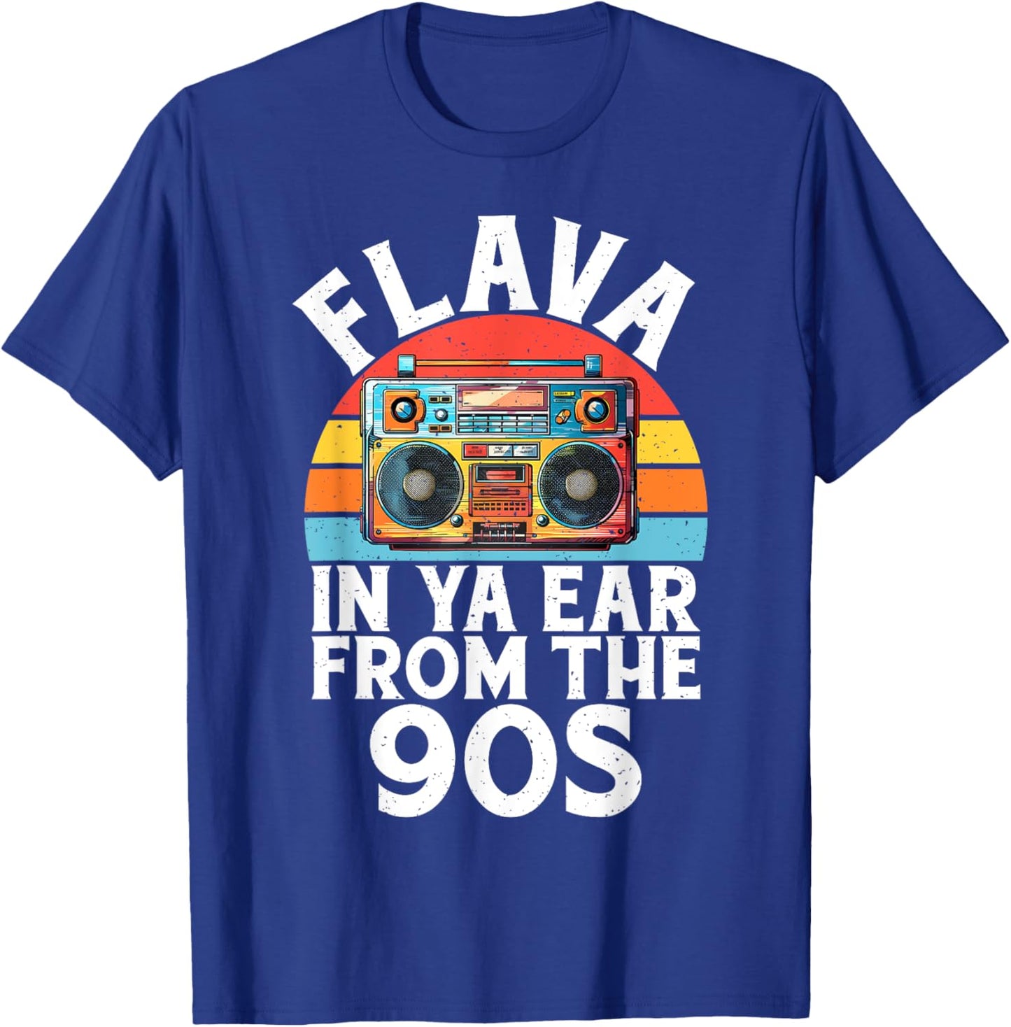 Flava in Ya Ear from the 90s Hip Hop T-Shirt - T-Shirt | Royal
