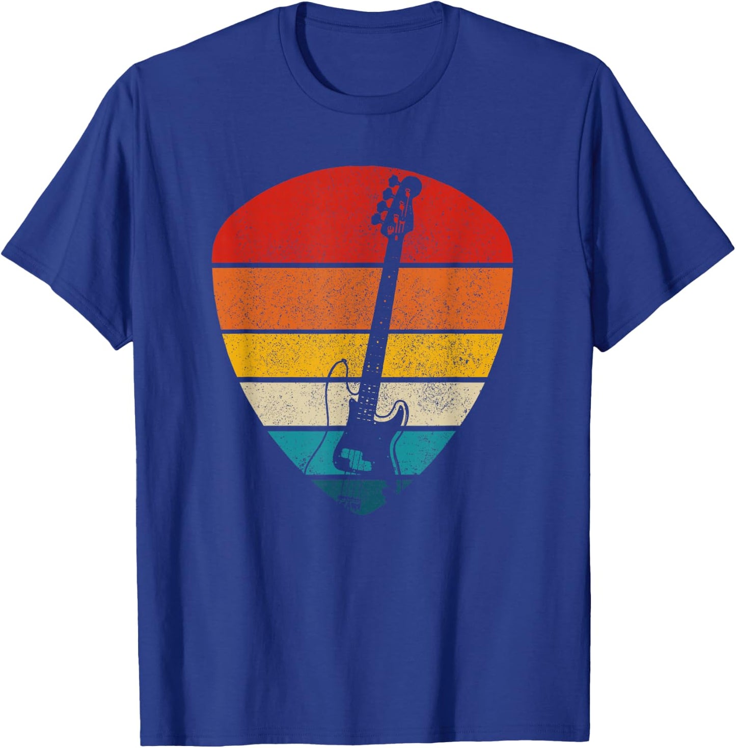 Guitar guitar player vintage Gift T-Shirt - T-Shirt | Royal