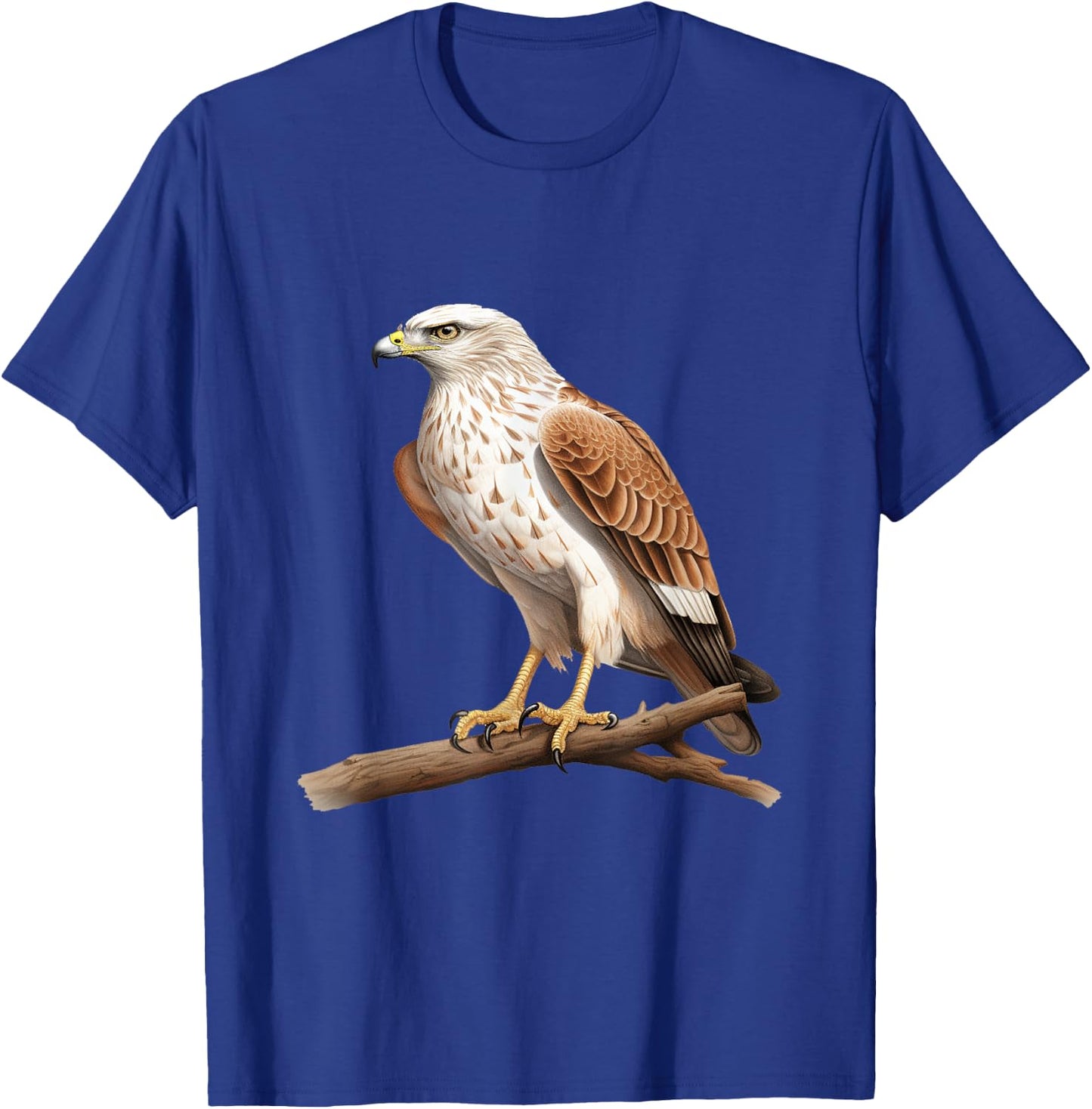 Hawk bird lover illustration T-Shirt - T-Shirt | Royal