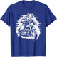 Wolf Motorcycle Animal Wolves - Wildlife Wolf T-Shirt - T-Shirt | Royal