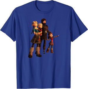 How to Train Your Dragon 3 Hiccups Family T-Shirt - T-Shirt | Royal