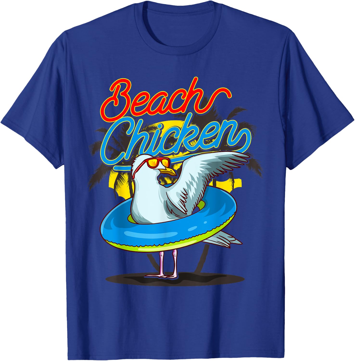 Seagull Beach Chicken T-Shirt - T-Shirt | Royal