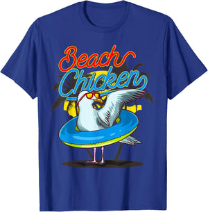 Seagull Beach Chicken T-Shirt - T-Shirt | Royal