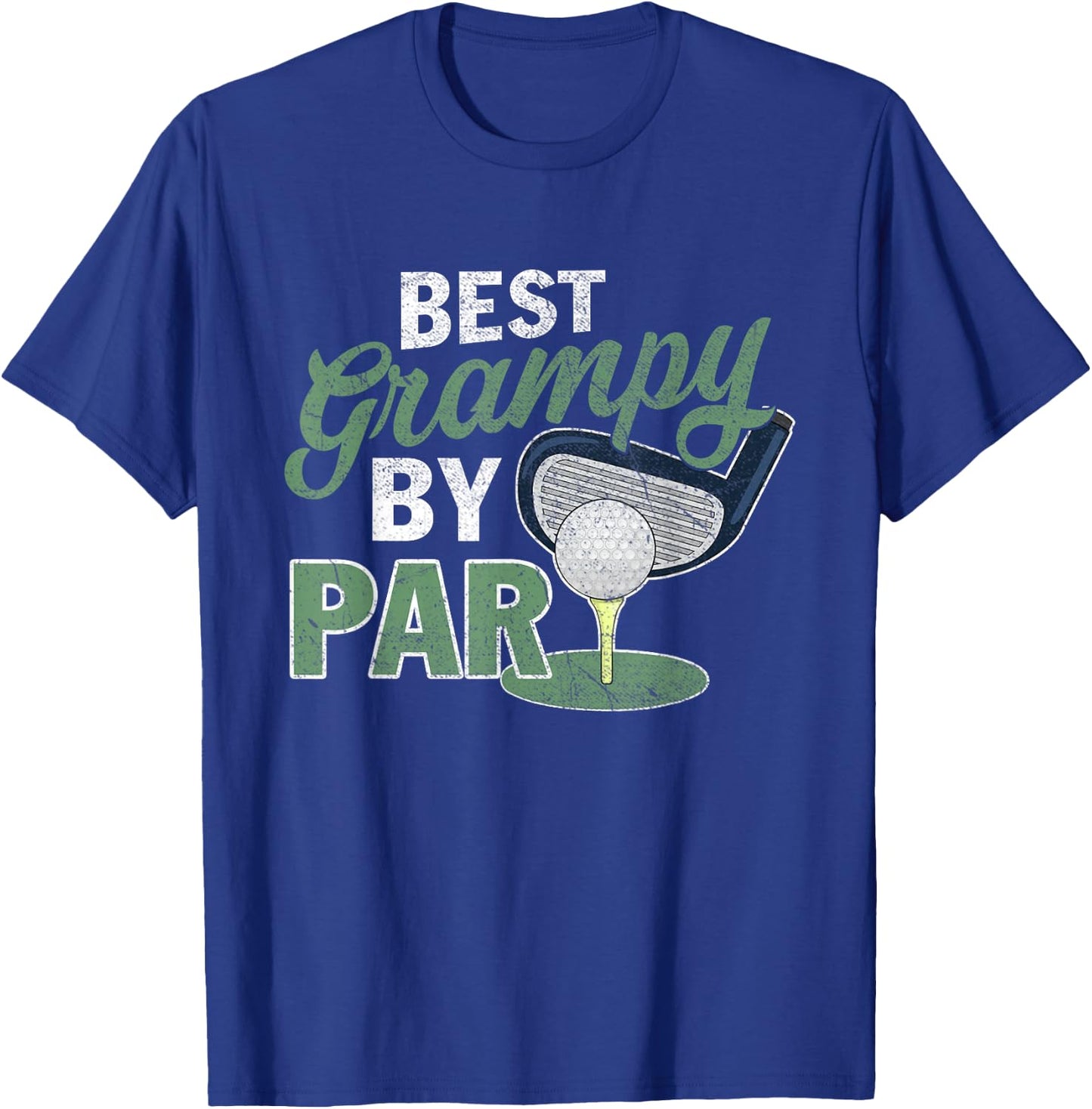 Best Grampy By Par Father's Day Golf Sports T-Shirt - T-Shirt | Royal