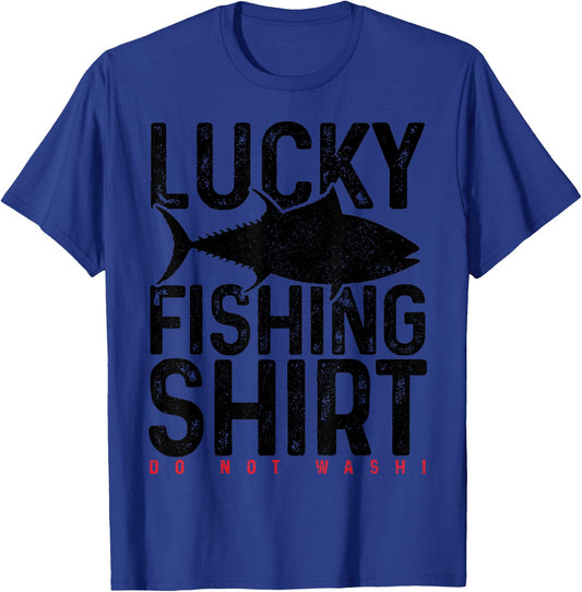 Tuna, fishing, lucky charm, fishing gift T-Shirt - T-Shirt | Royal