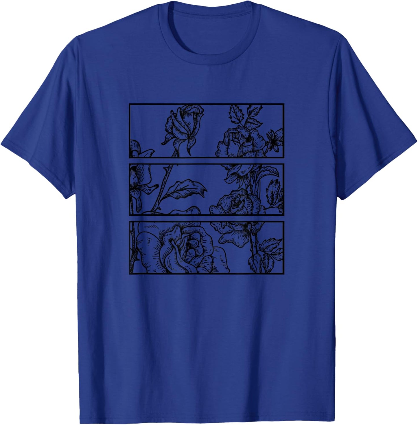 Black Roses Aesthetic Clothing Soft Grunge Clothes Goth Punk Small T-Shirt - T-Shirt | Royal