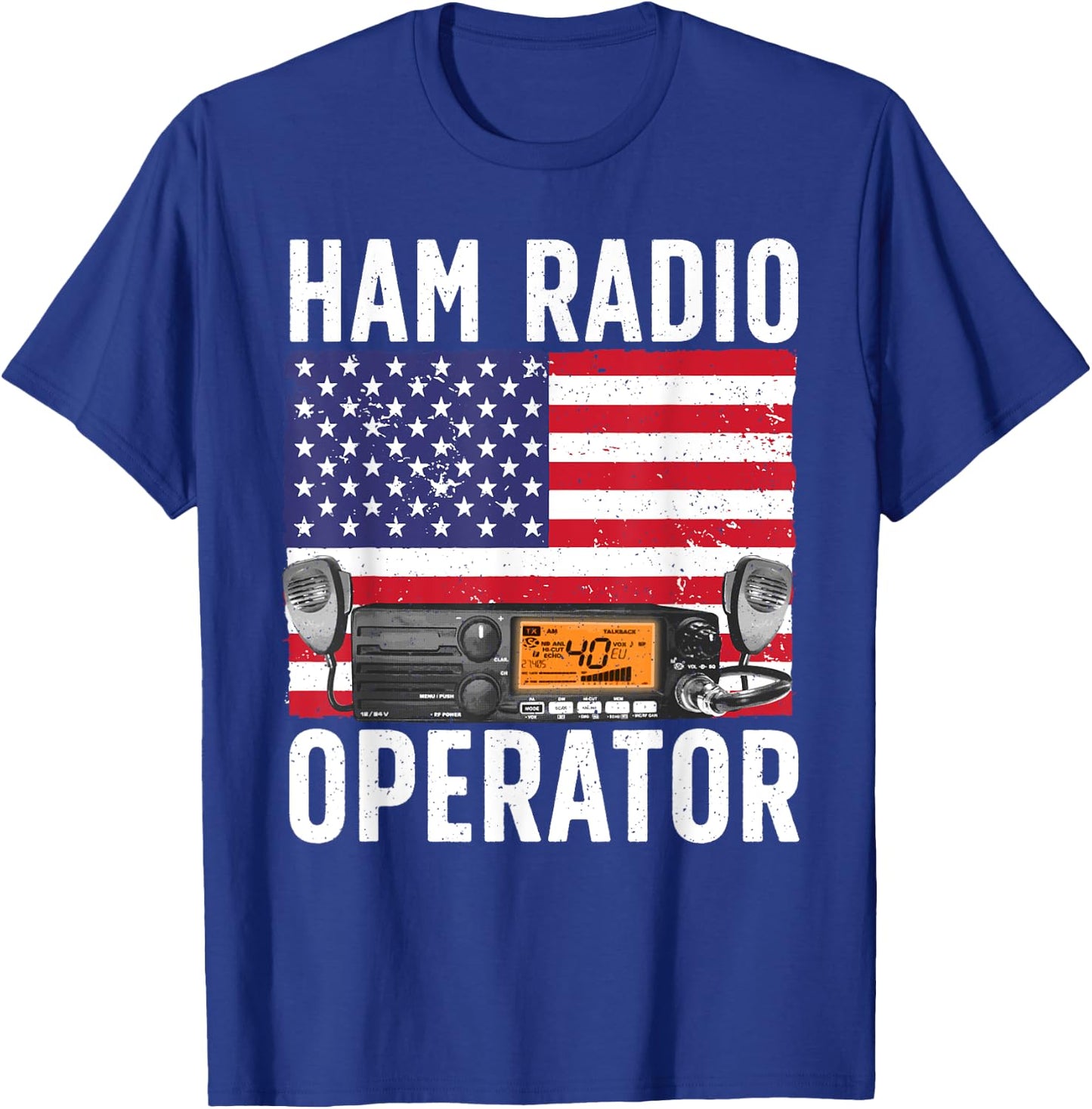 Cool Ham Radio Operator Art Women Ham Amateur Radio T-Shirt - T-Shirt | Royal