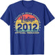 Vintage 2012 Official Teenager 13th Birthday Gifts 13 Yr Old T-Shirt - T-Shirt | Royal