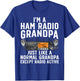 Funny Ham Radio Art For Grandpa Ham Operator Amateur Radio T-Shirt - T-Shirt | Royal