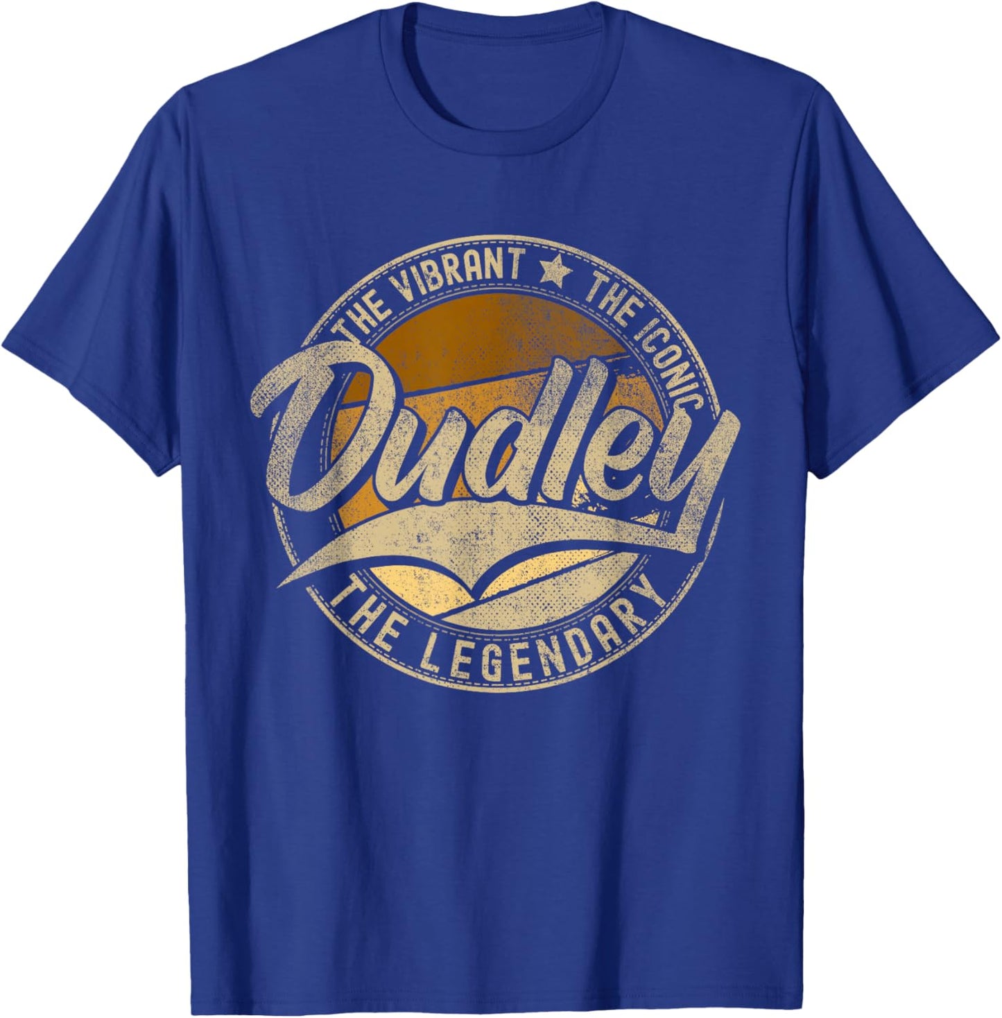 Dudley MA | Massachusetts | Vintage Distressed T-Shirt - T-Shirt | Royal