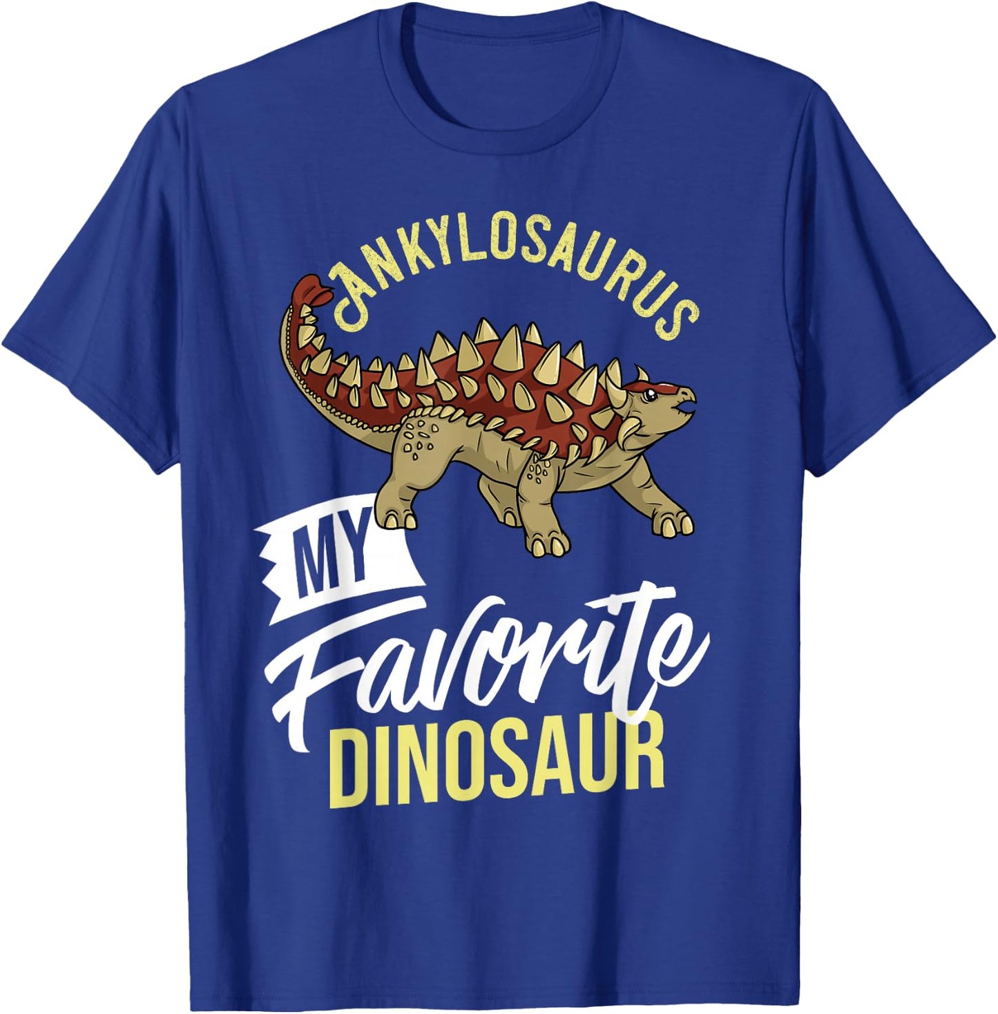 Ankylosaurus Dinosaur Gift Dino Fossil T-Shirt - T-Shirt | Royal