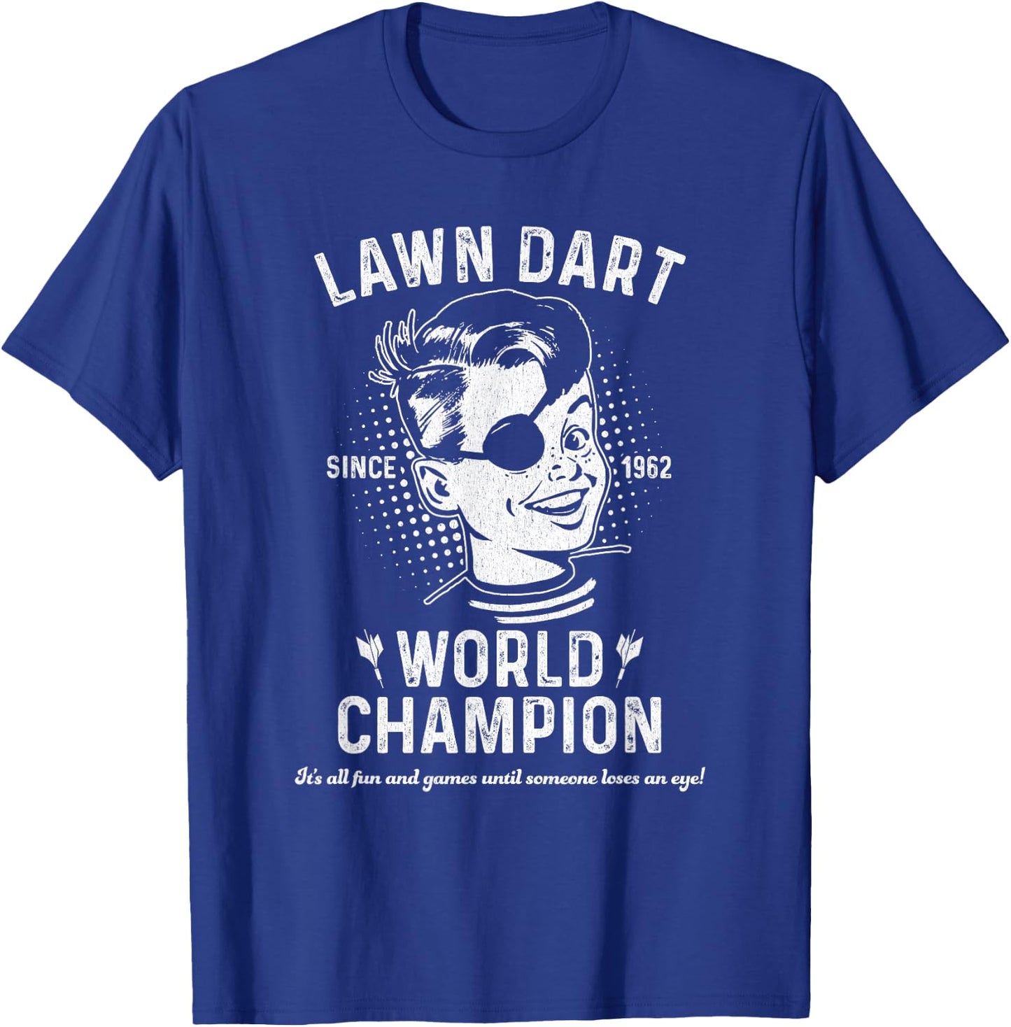 Lawn Dart World Champion T-Shirt - T-Shirt | Royal