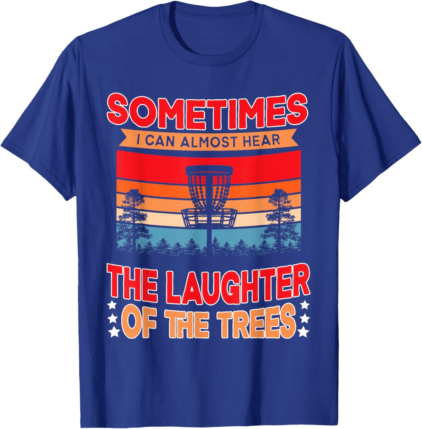 Funny Disc Golf Frisbee Player T-Shirt - T-Shirt | Royal