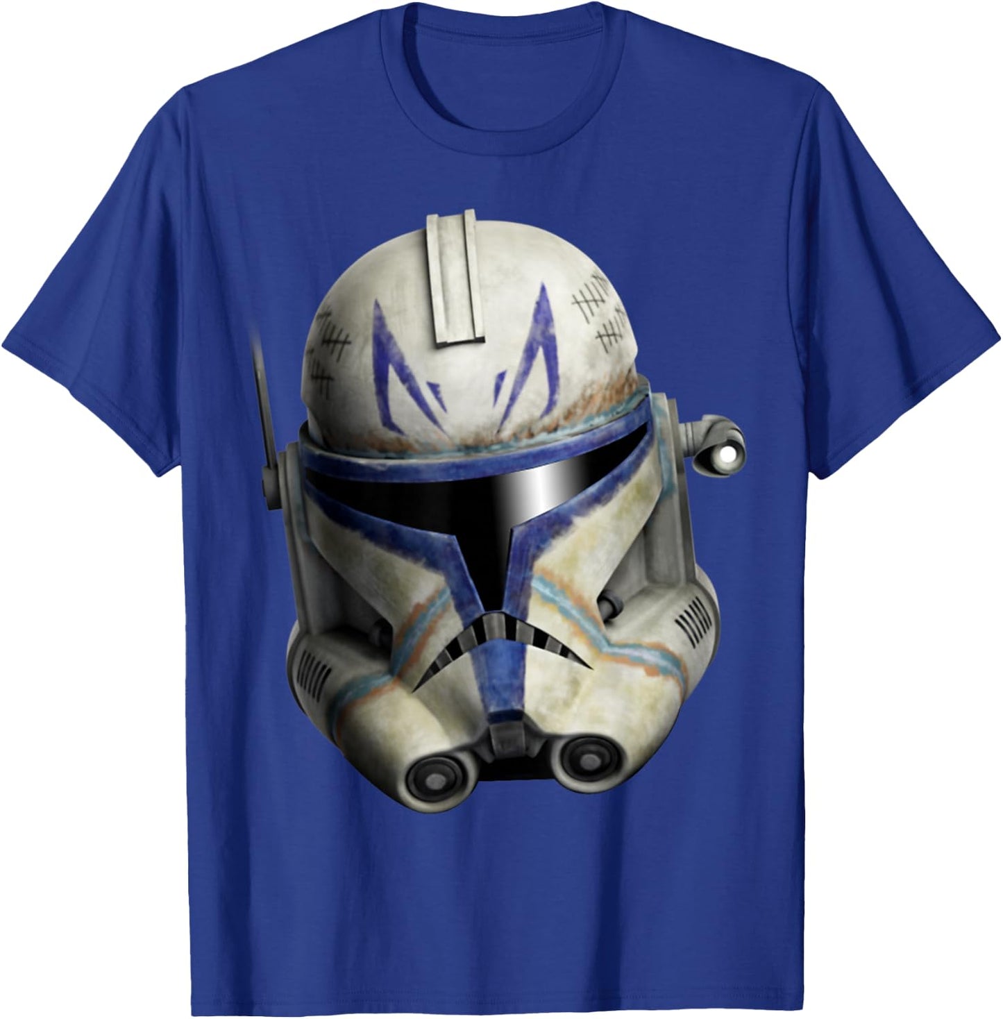 Star Wars: The Clone Wars Clone Captain Rex Big Face T-Shirt - T-Shirt | Royal