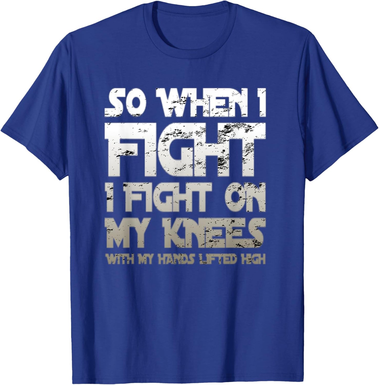 Battle Belongs To The Lord Christian Inspirational Faith T-Shirt - T-Shirt | Royal