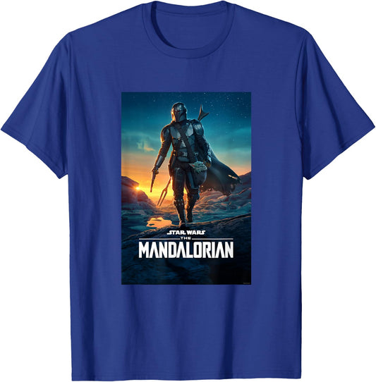 Star Wars The Mandalorian Season 2 Poster T-Shirt - T-Shirt | Royal