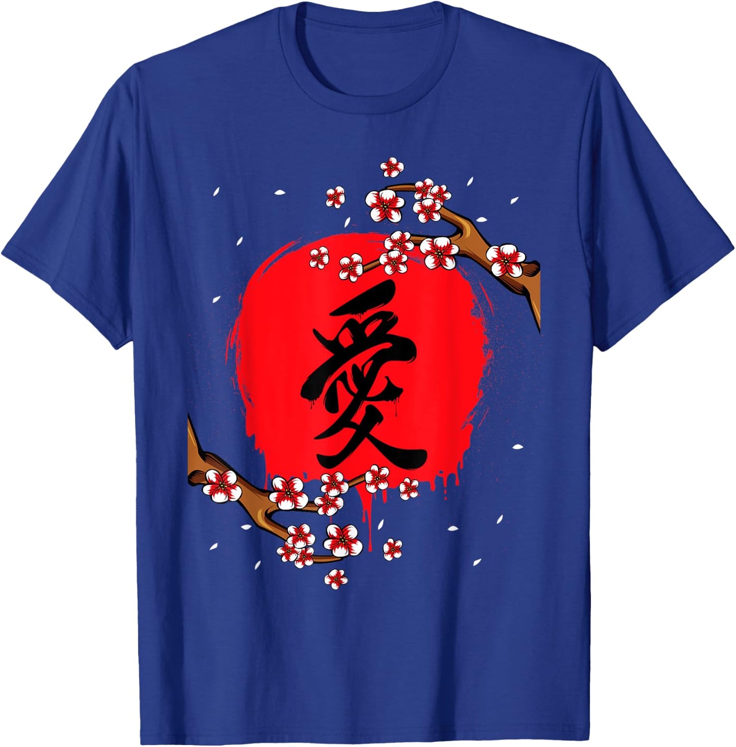Japanese Kanji Cherry Blossom Tokio Japan Nature Jpop T-Shirt - T-Shirt | Royal