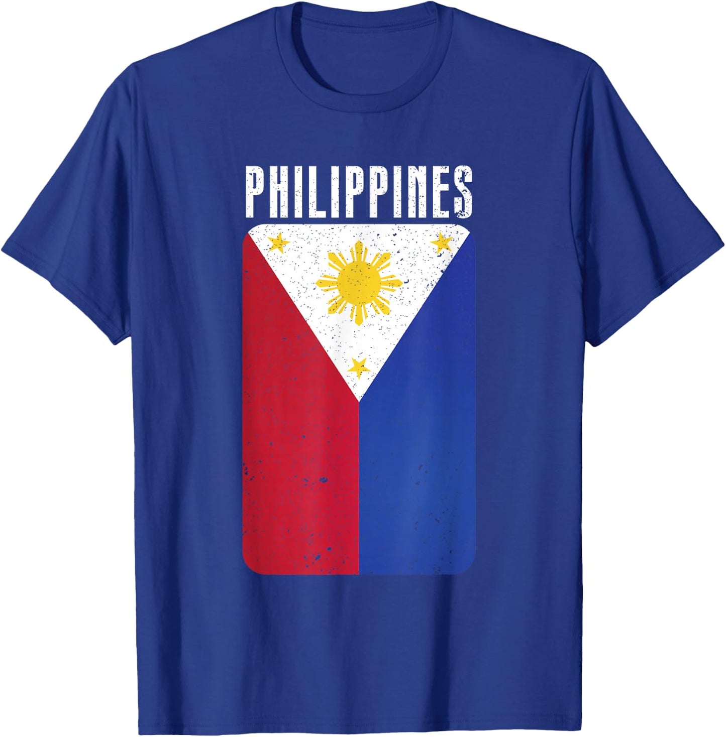 Philippine Flag Manila Asia Philippines T-Shirt - T-Shirt | Royal