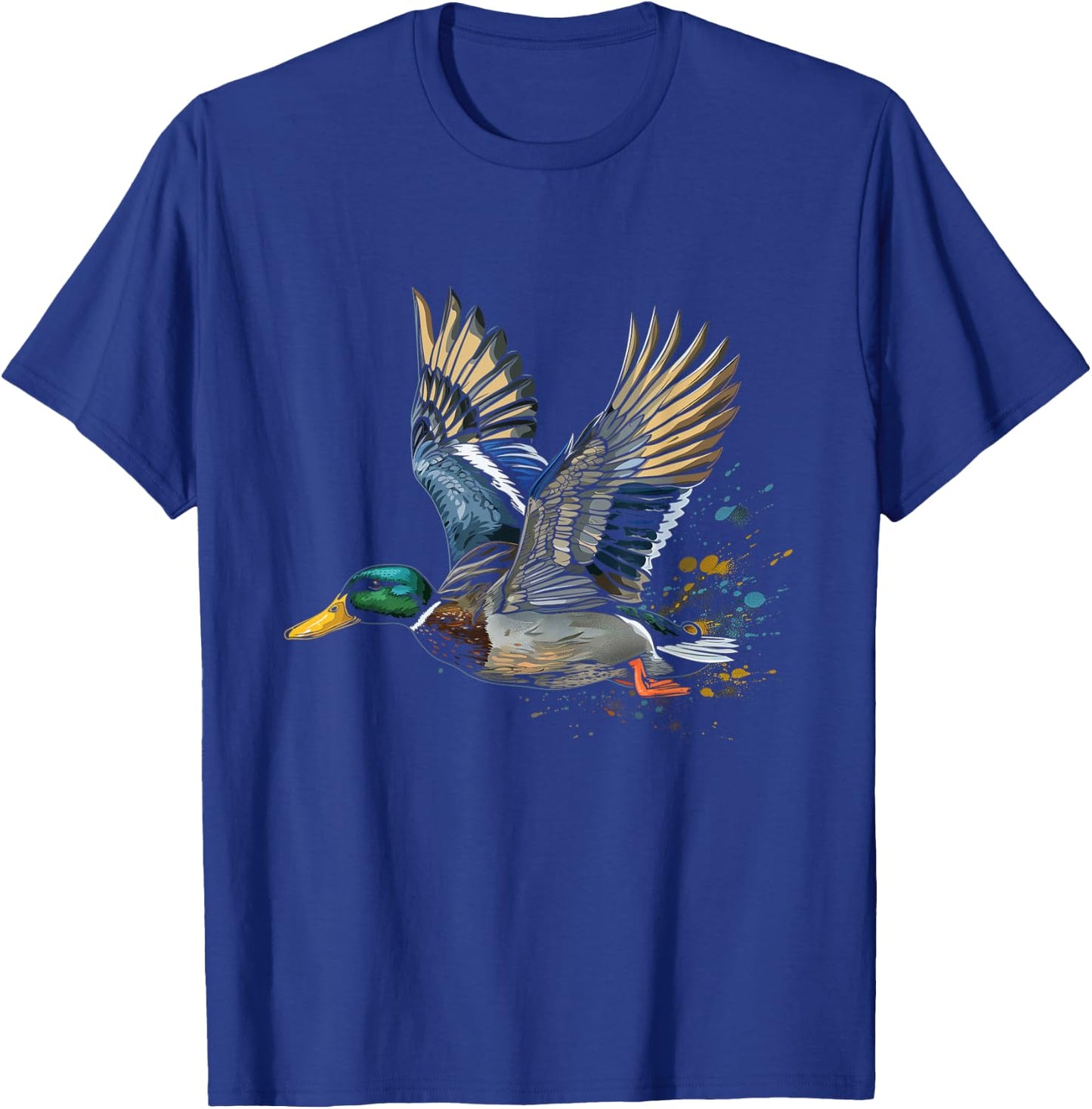 Duck Hunting Waterfowl Mallard Duck Hunter T-Shirt - T-Shirt | Royal