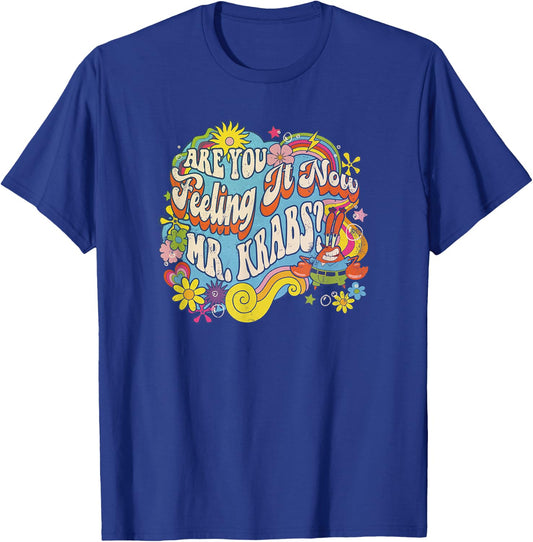SpongeBob SquarePants Feeling It Now Mr. Krabs? Vintage T-Shirt - T-Shirt | Royal