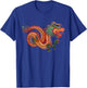 Traditional Chinese Dragon Art T-Shirt - T-Shirt | Royal
