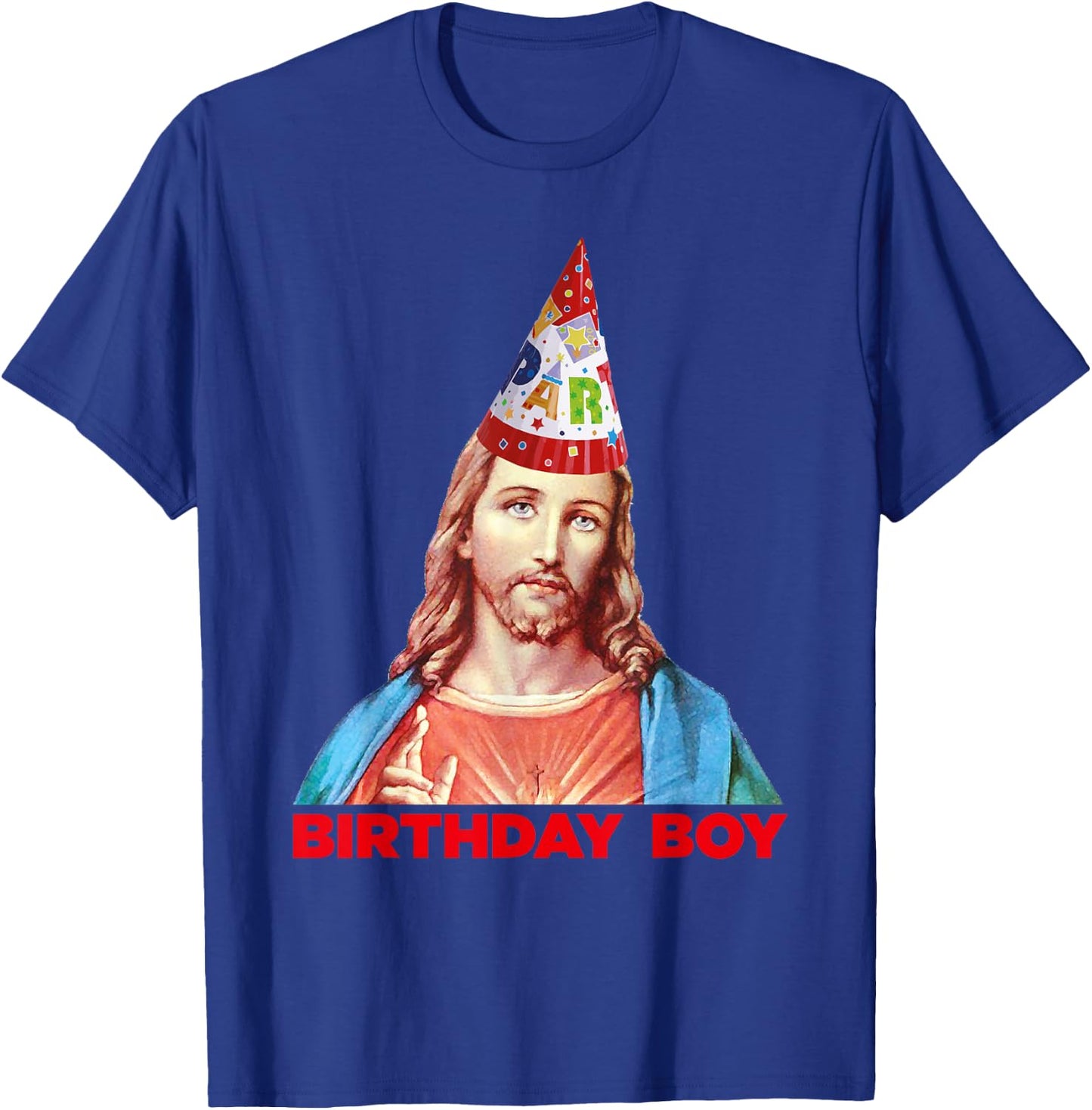 Popfunk -Family Funny Christmas Jesus Birthday Boy T-Shirt - T-Shirt | Royal