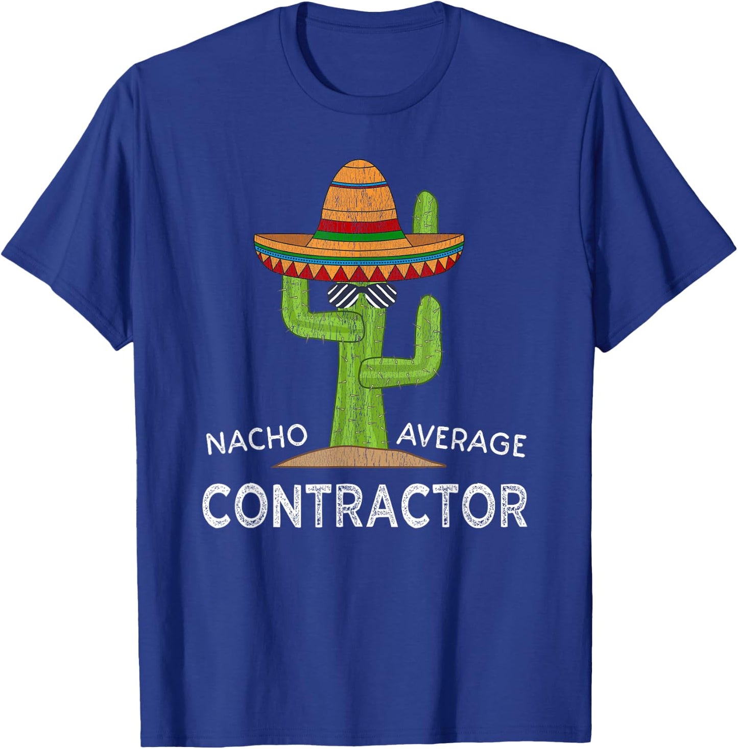 Fun Construction Humor Saying | Funny General Contractor T-Shirt - T-Shirt | Royal