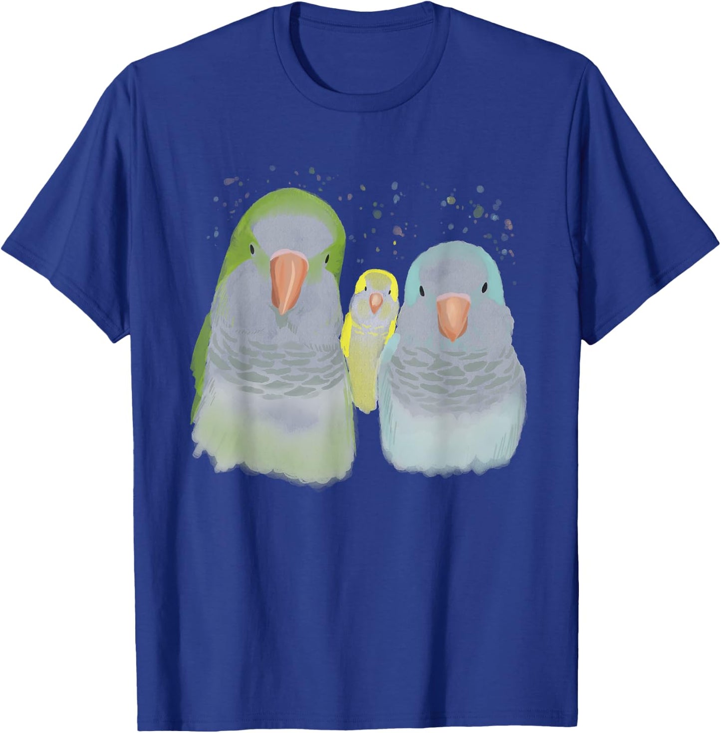 Funny Quaker Parrot T-Shirt - T-Shirt | Royal