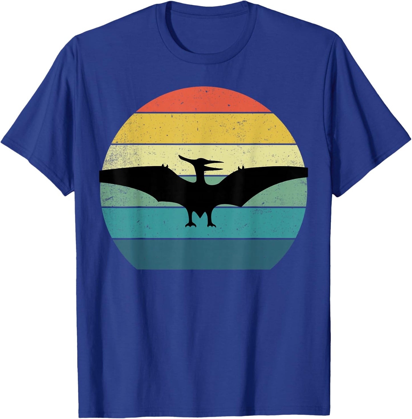 Pteranodon Dinosaur Animal Retro Vintage Aesthetic T-Shirt - T-Shirt | Royal