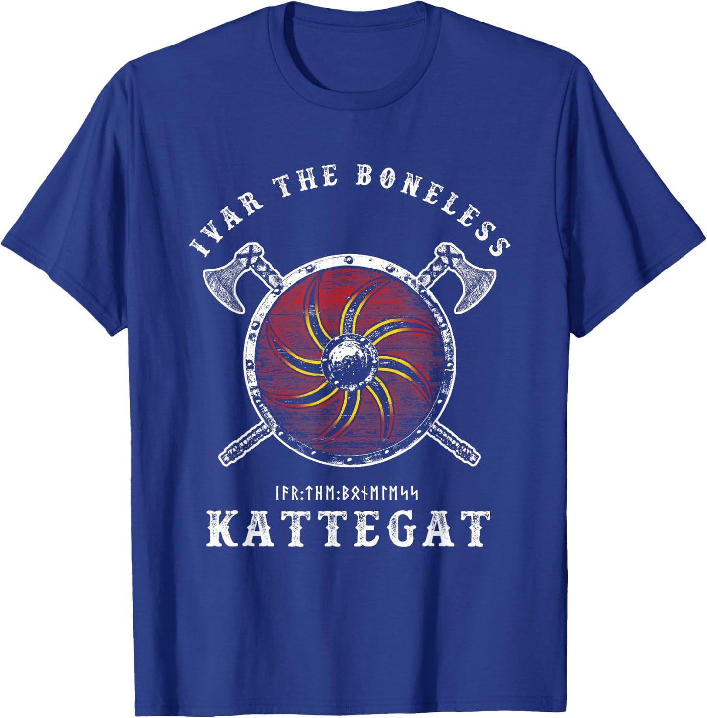Ivar the Boneless - Kattegat Viking Shield T-Shirt - T-Shirt | Royal